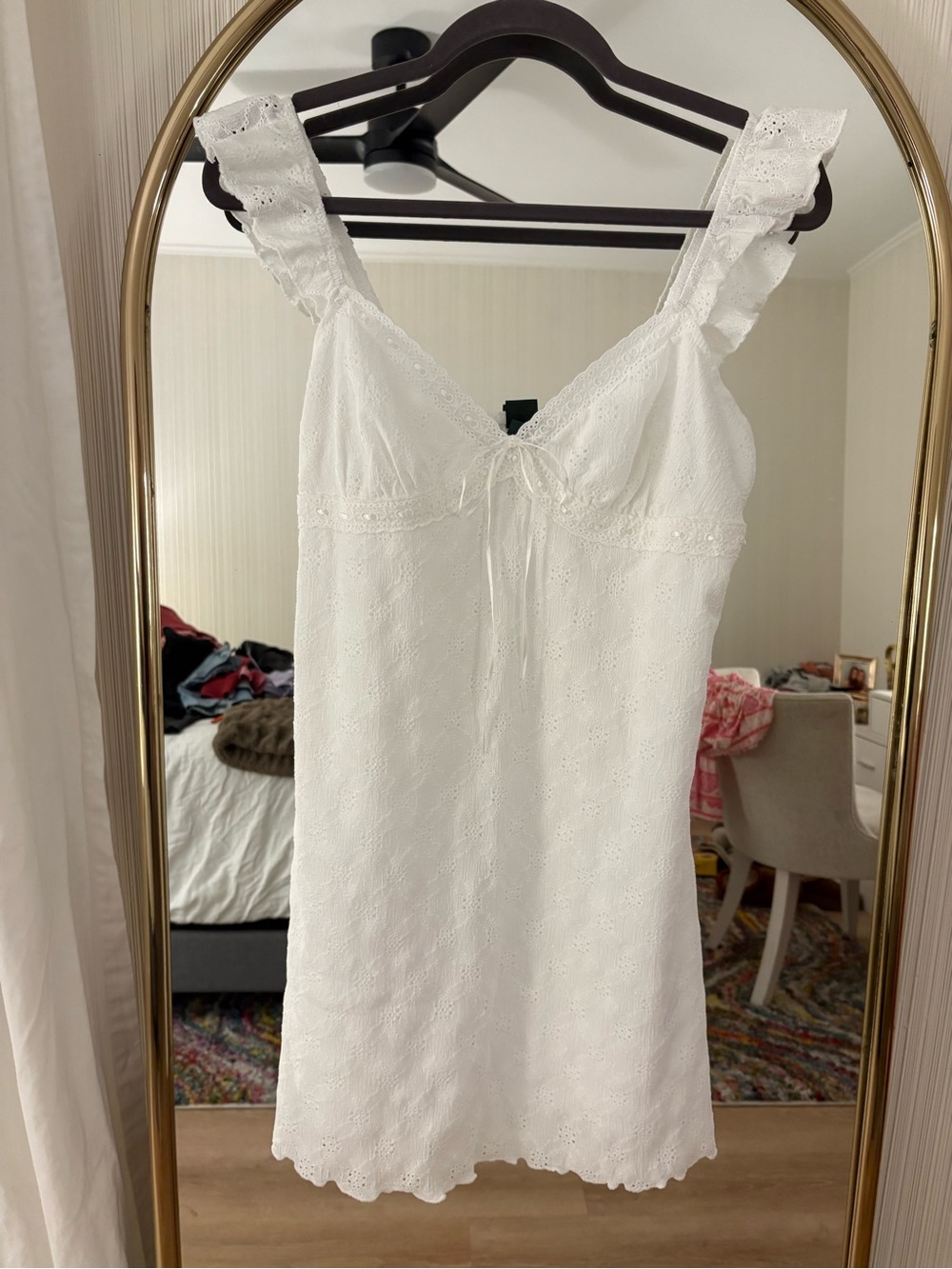 wild fable White Eyelet Lace Slip
